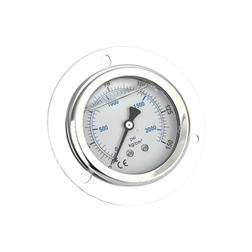 Heißes verkaufendes silikongefülltes Edelstahlmanometer